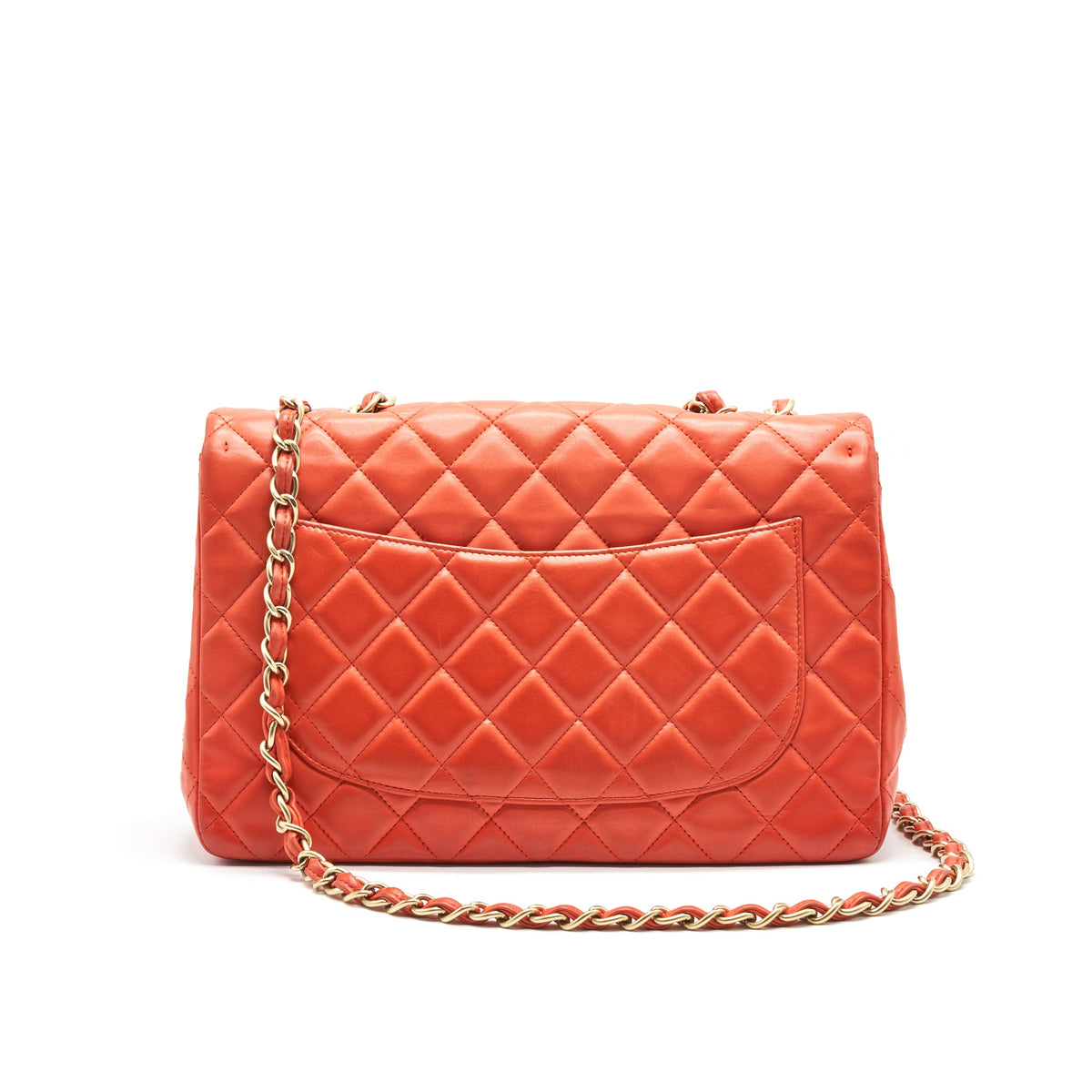 chanel-classic-single-flap-jumbo-bag-orange-lambskin-ghw