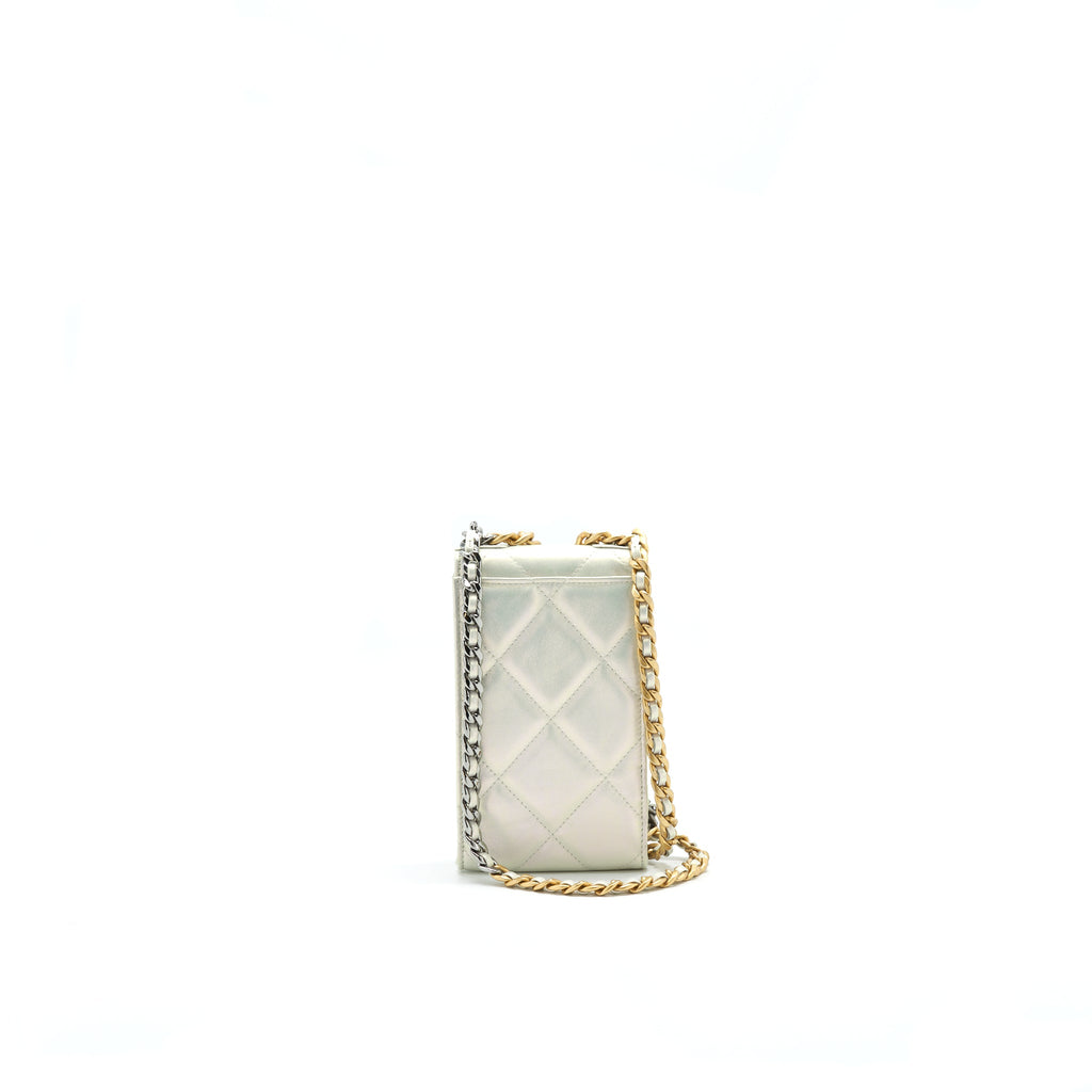 chanel-19-phone-case-with-chain-iridescent-white