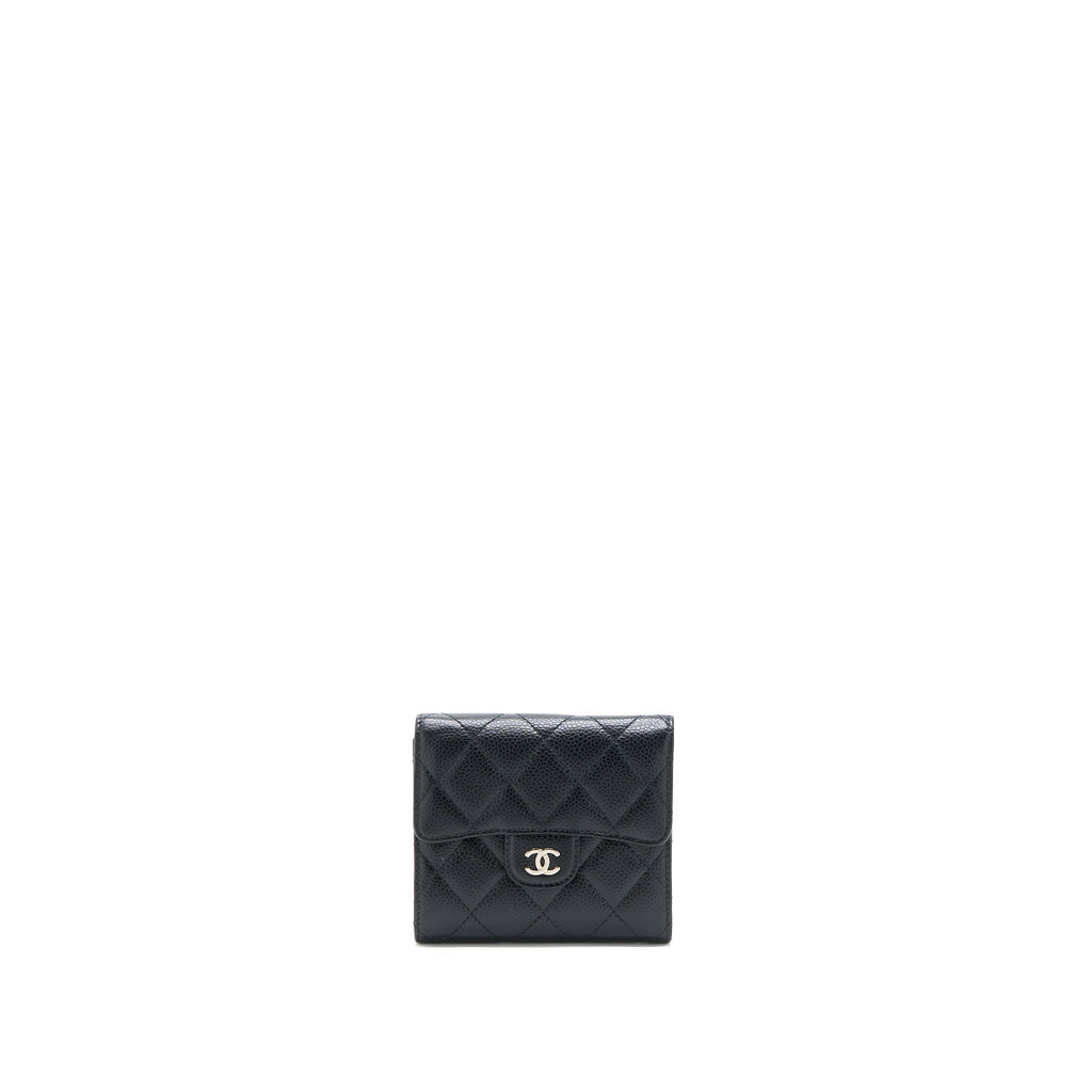 chanel-small-classic-compact-wallet-caviar-black-shw