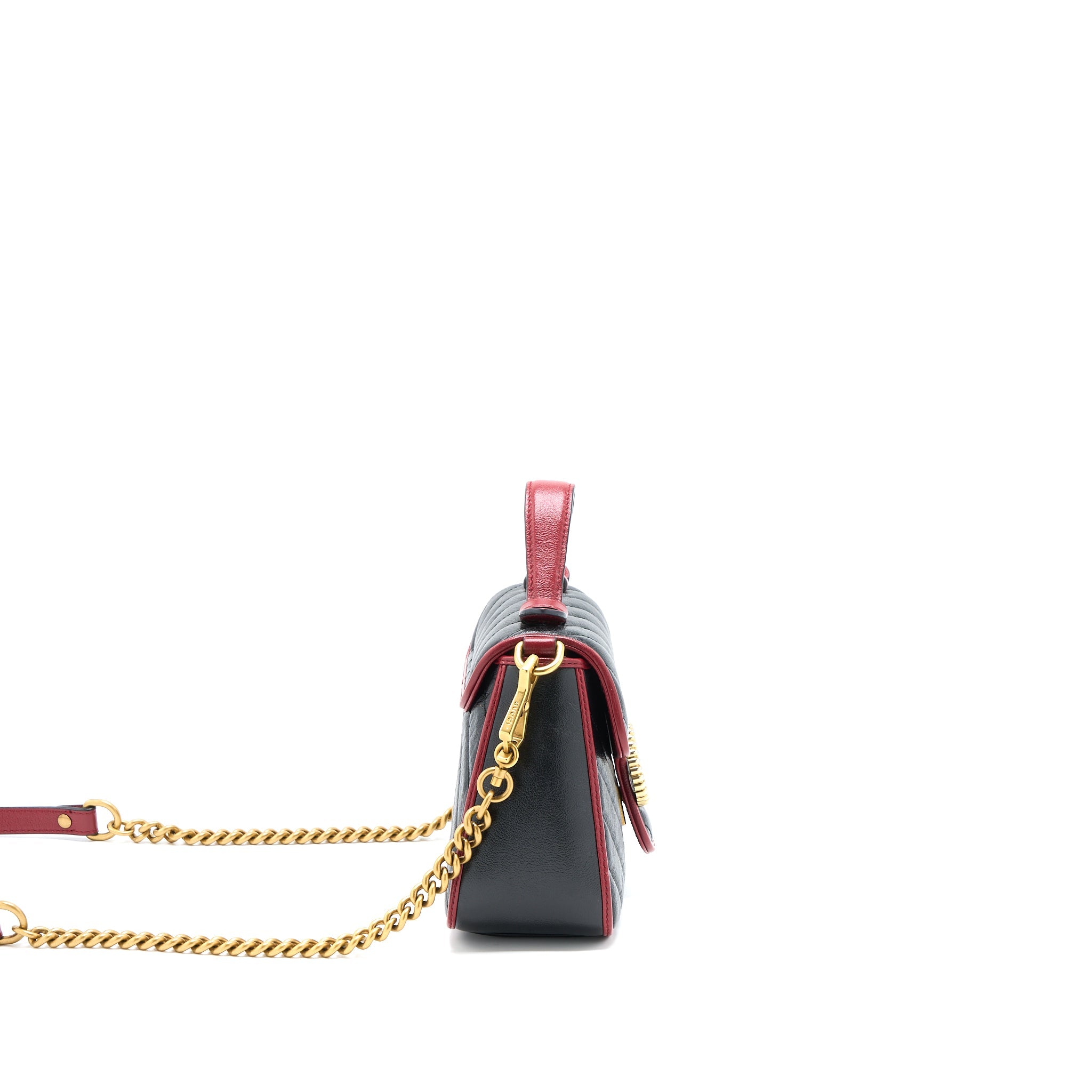 gucci-gg-marmont-mini-top-handle-bag-calfskin-black-red-ghw