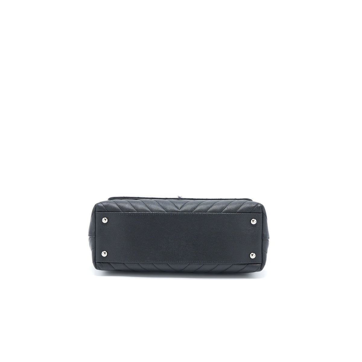 copy-of-chanel-medium-coco-handle-chevron-caviar-black-shw