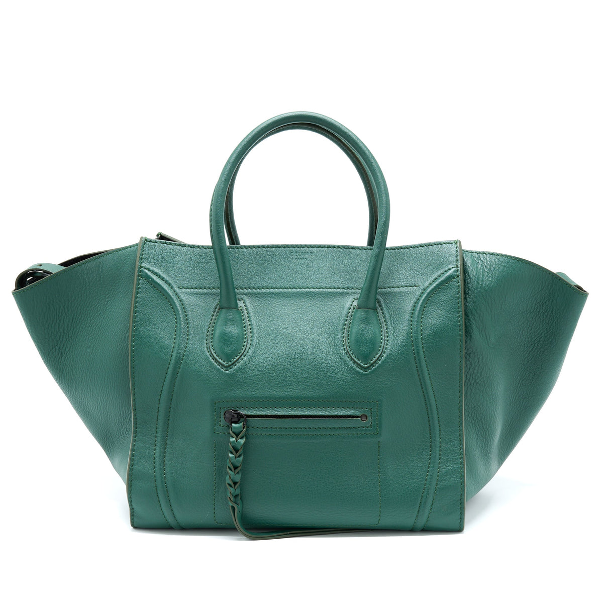celine-phantom-tote-bag-dark-green