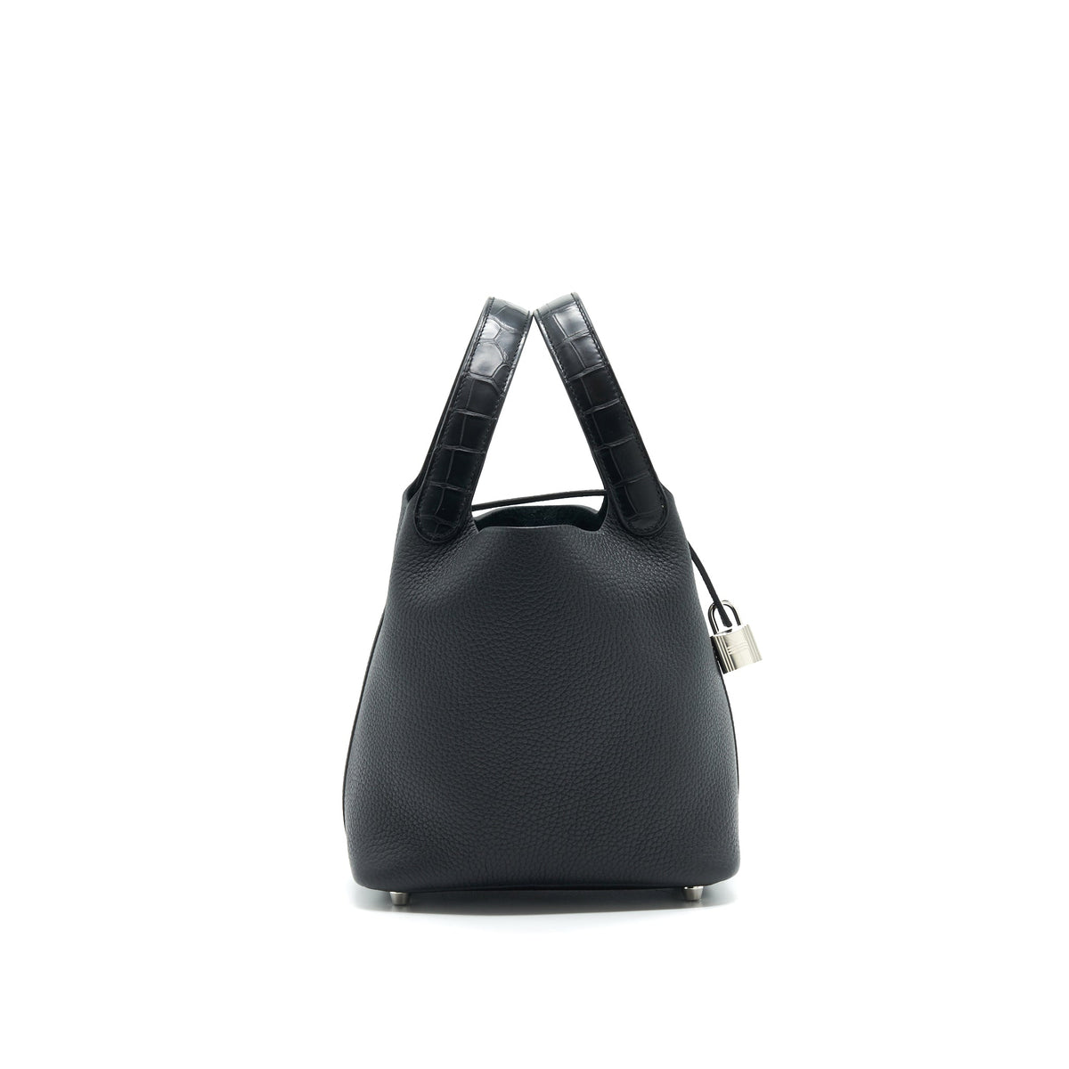 hermes-picotin-lock-18-touch-bag-clemence-with-alligator-handle-black-shw