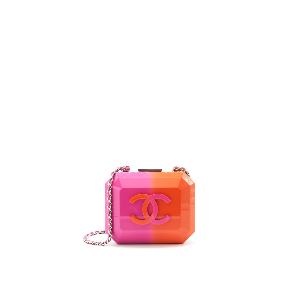chanel-runway-minaudiere-clutch-pink-orange
