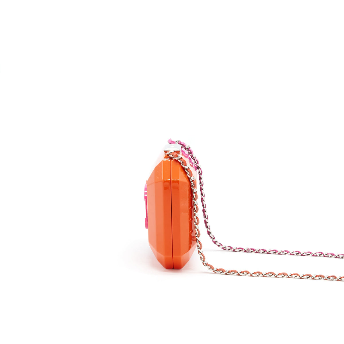 chanel-runway-minaudiere-clutch-pink-orange