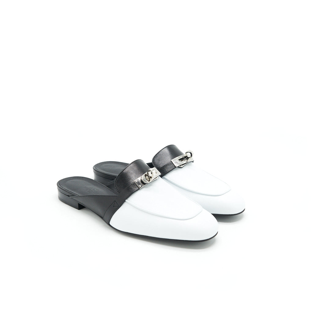 hermes-size38-oz-mule-blanc-noir