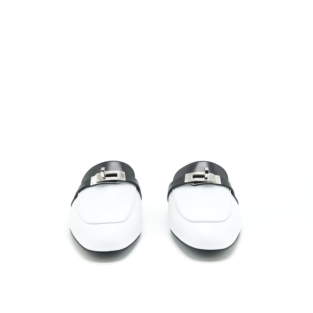 hermes-size38-oz-mule-blanc-noir