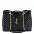 saint-laurent-ysl-chevron-tote-bag-black-ghw
