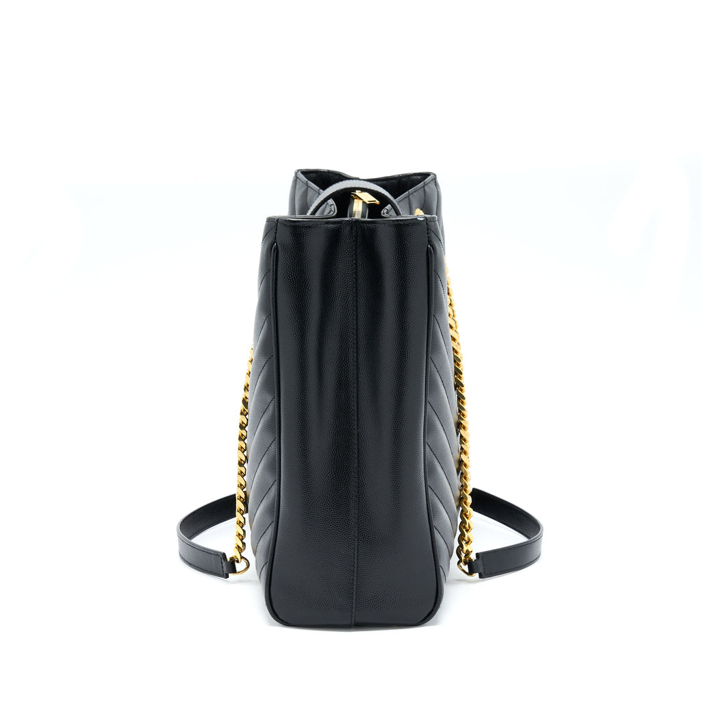 saint-laurent-ysl-chevron-tote-bag-black-ghw