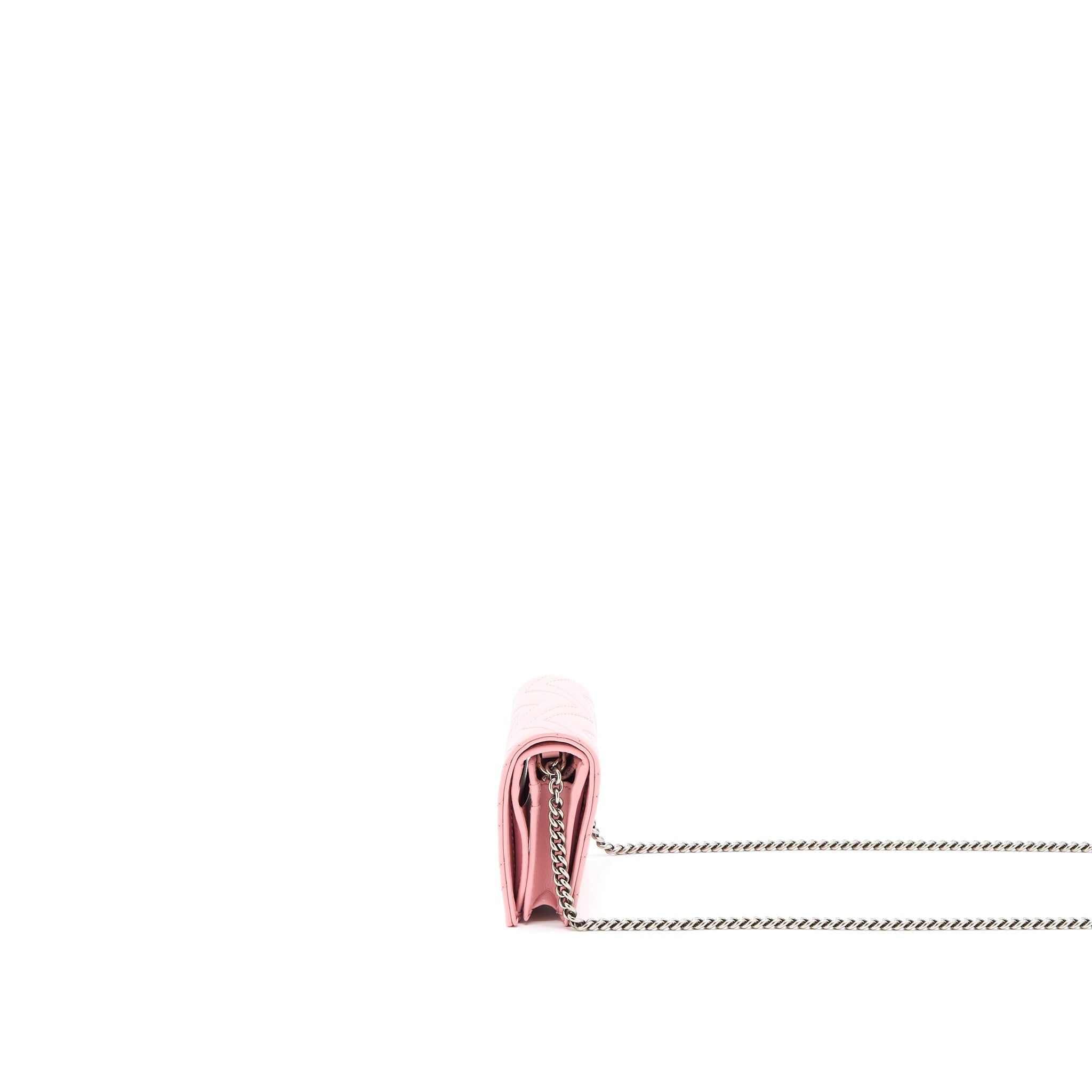 gucci-marmont-card-holder-chain-calfskin-pink-shw