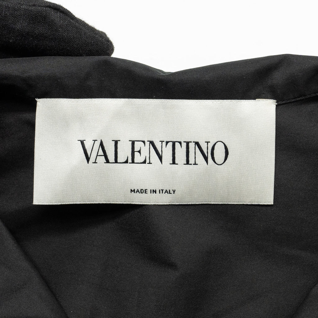 valentino-size-38s-long-sleeve-dress-polyamide-cotton-black