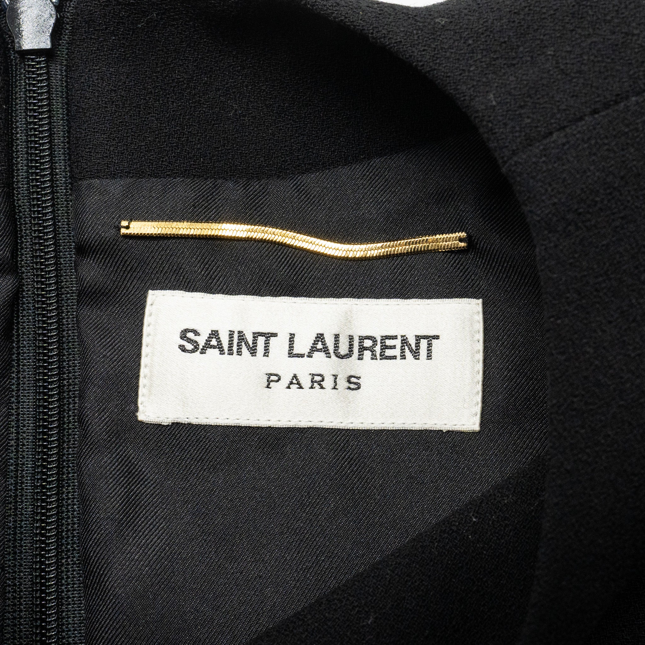 saint-laurent-size-38-dress-wool-silk-black