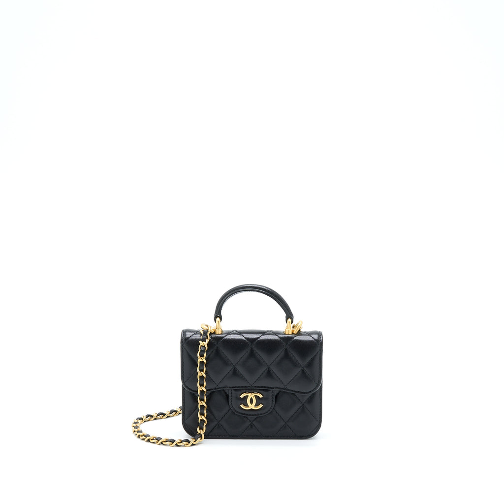 chanel-top-handle-mini-flap-card-holder-lambskin-black-ghw