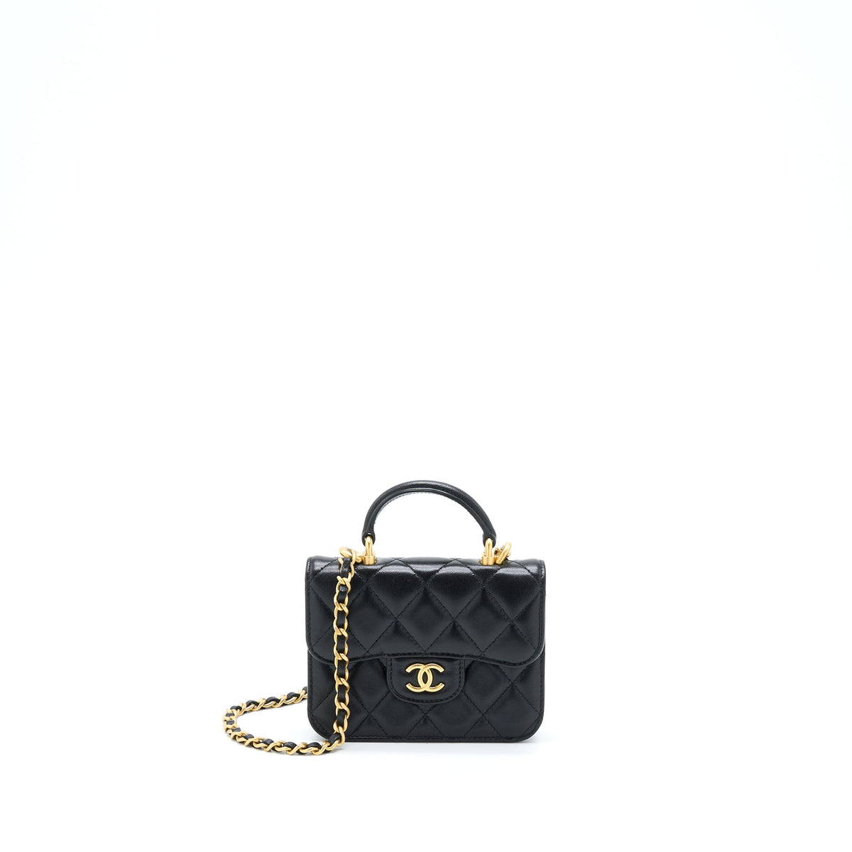 chanel-top-handle-mini-flap-card-holder-lambskin-black-ghw
