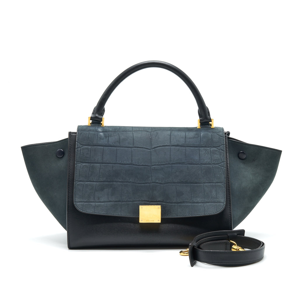 celine-trapeze-bag-navy-black-ghw