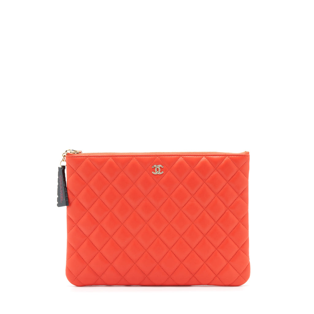 chanel-habana-o-case-pouch-lambskin-red-ghw