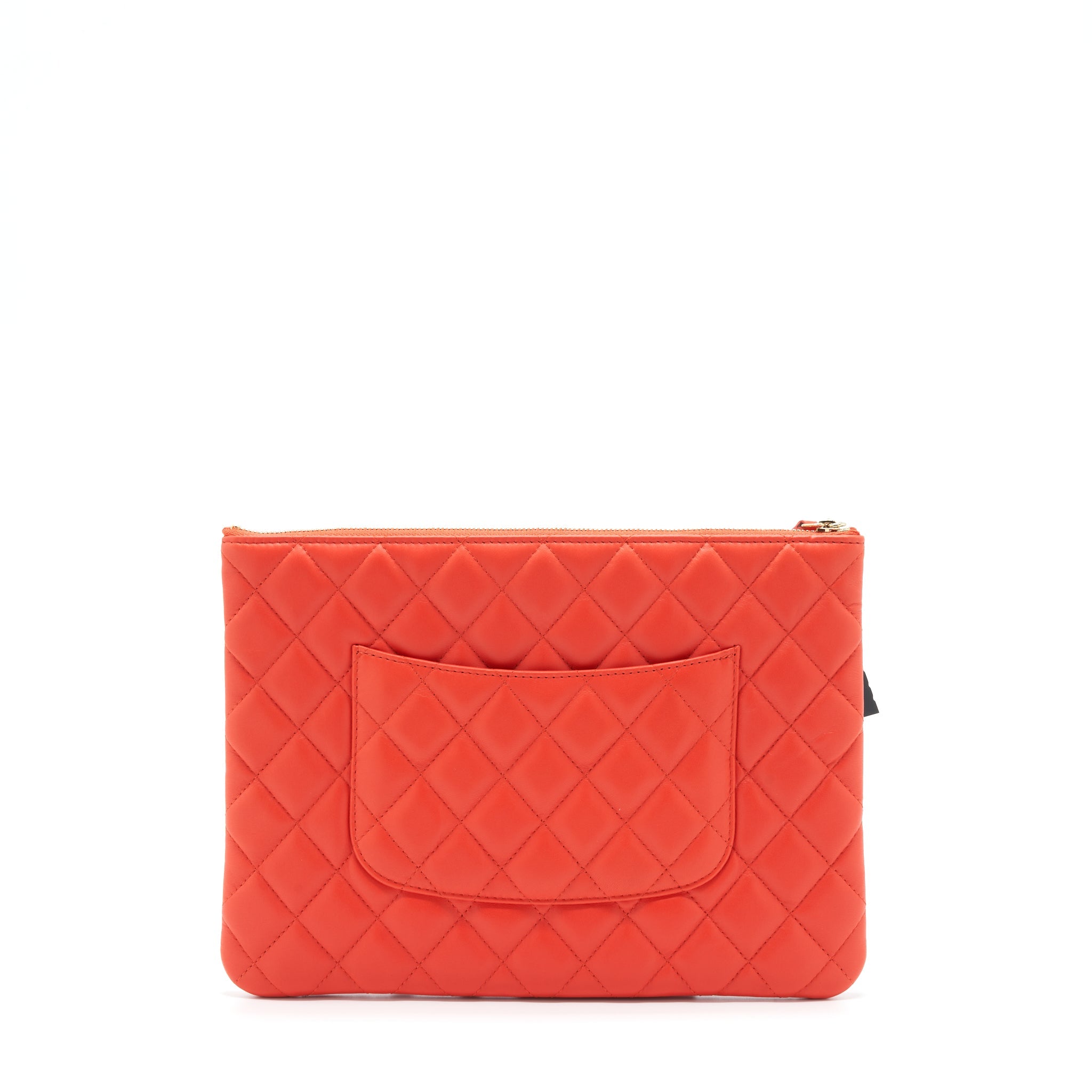 chanel-habana-o-case-pouch-lambskin-red-ghw