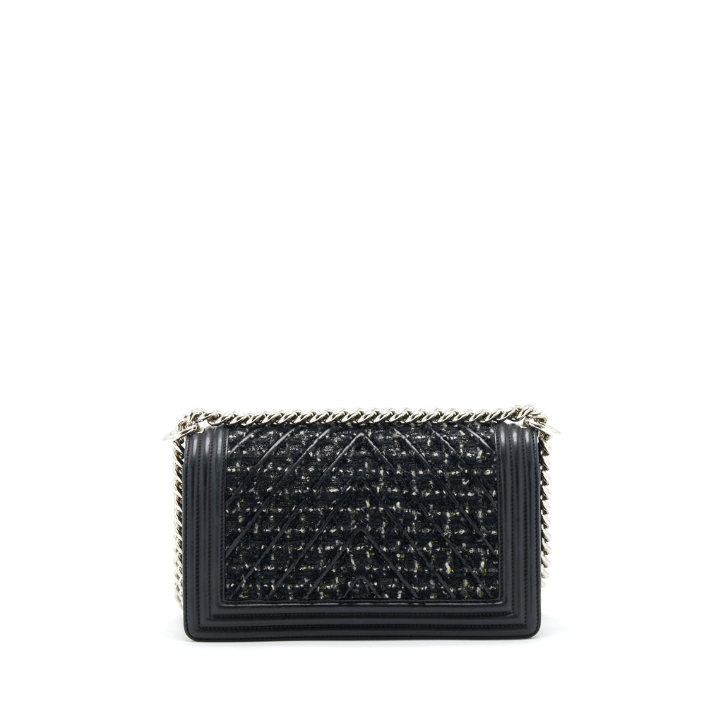 chanel-boy-medium-tweed-lambskin-black-shw