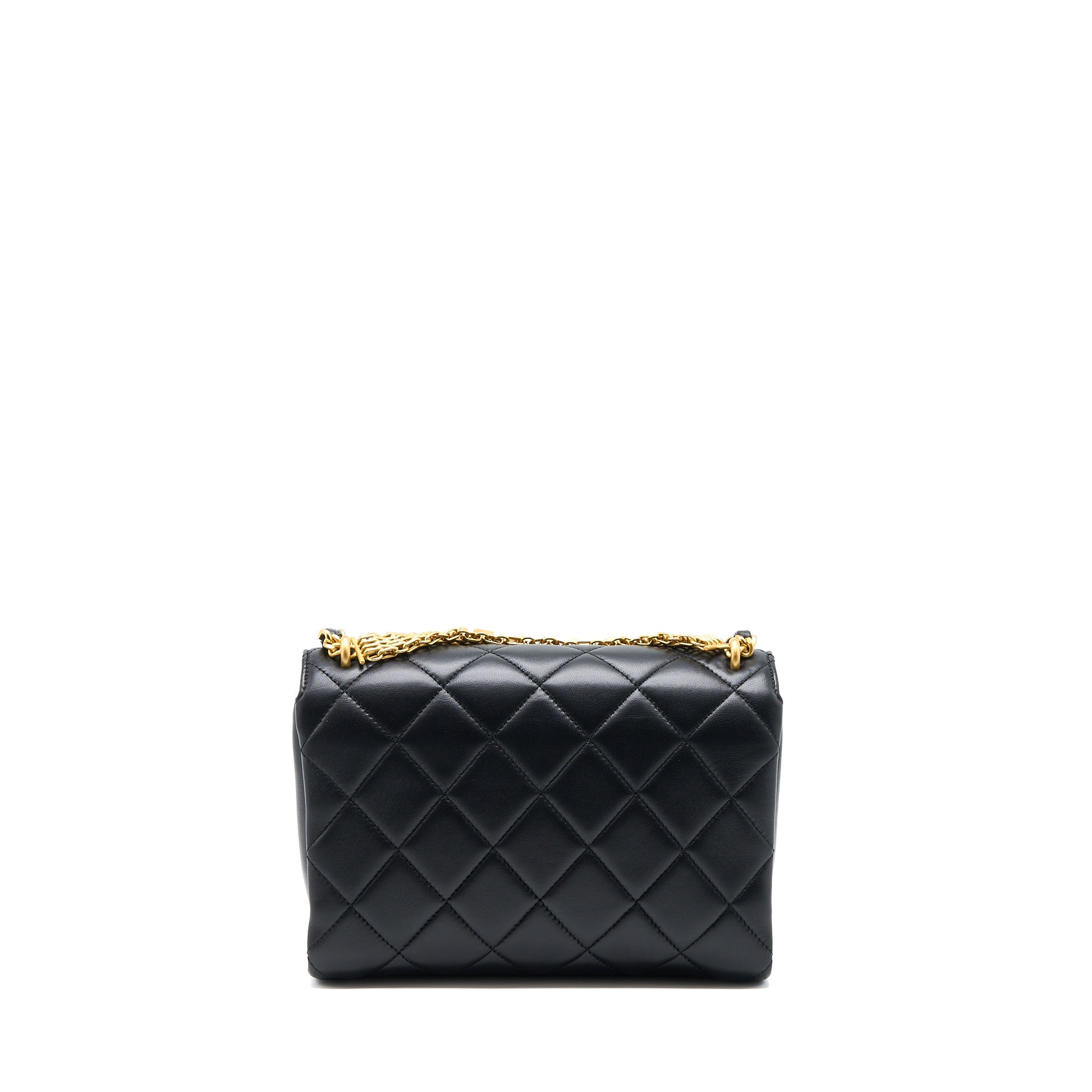 chanel-22s-letter-crystal-handle-flap-bag-lambskin-black-brushed-ghwmicrochip