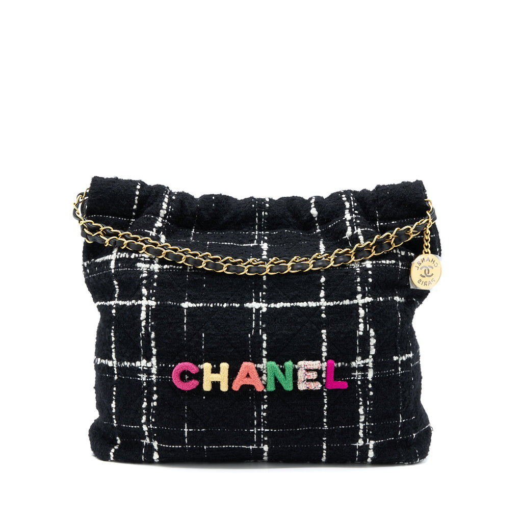 chanel-medium-22-bag-tweed-multicolour-ghwmicrochip