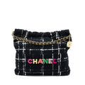chanel-medium-22-bag-tweed-multicolour-ghwmicrochip