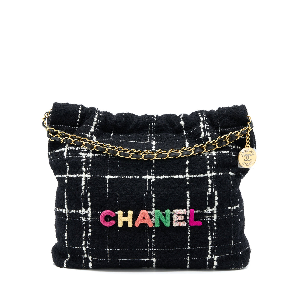 chanel-medium-22-bag-tweed-multicolour-ghwmicrochip