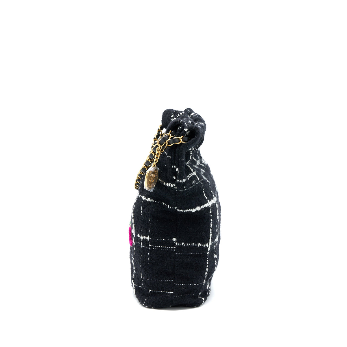 chanel-medium-22-bag-tweed-multicolour-ghwmicrochip