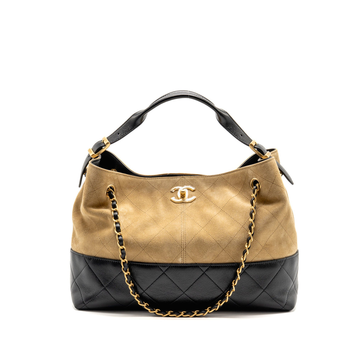 chanel-small-shopping-bag-suede-shiny-lambskin-beige-black-ghw-microchip-1