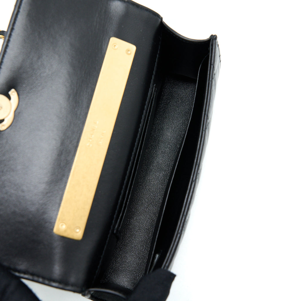 chanel-22b-flap-bag-with-enamel-cc-logo-top-handle-lambskin-black-brushed-ghw-1