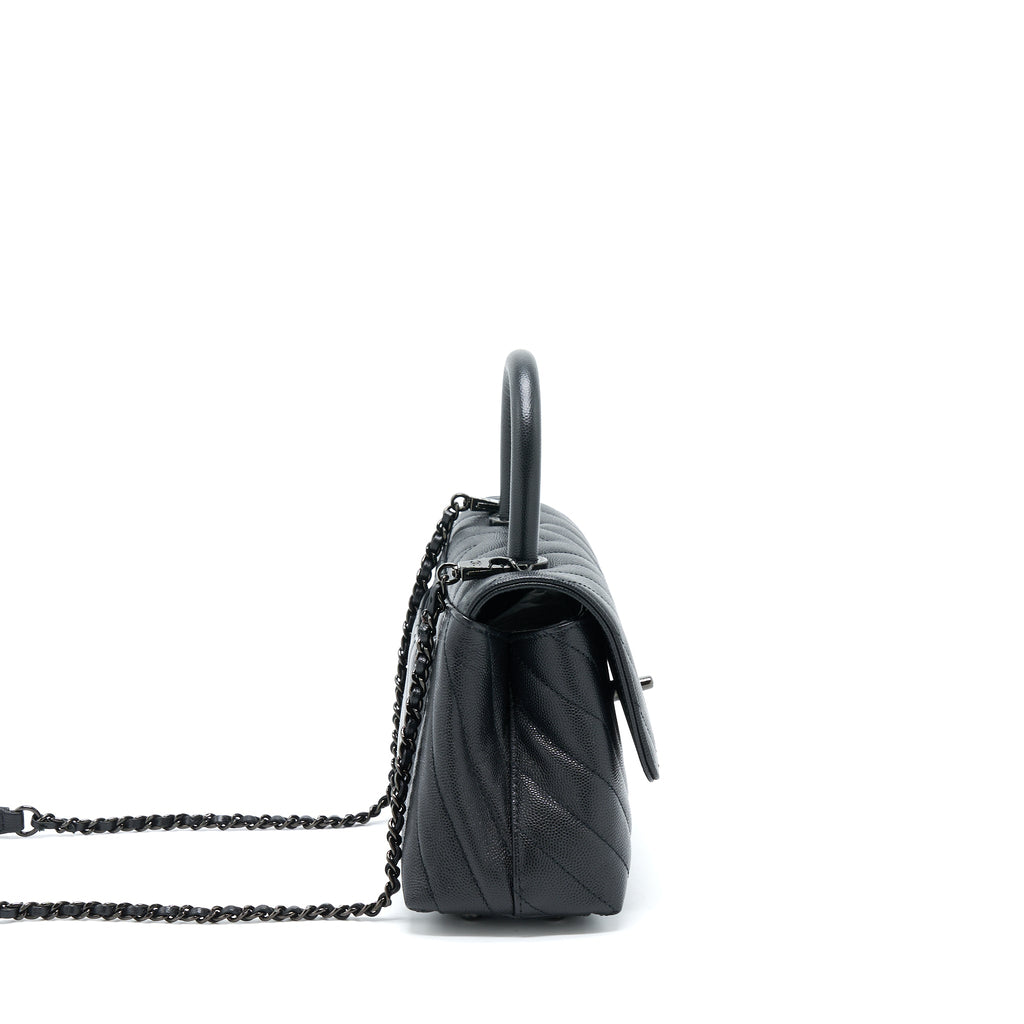 chanel-small-coco-handle-chevron-caviar-so-black