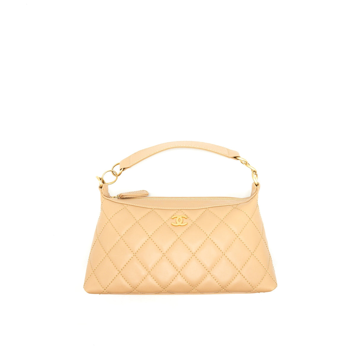chanel-vintage-quilted-beige-shoulder-bag