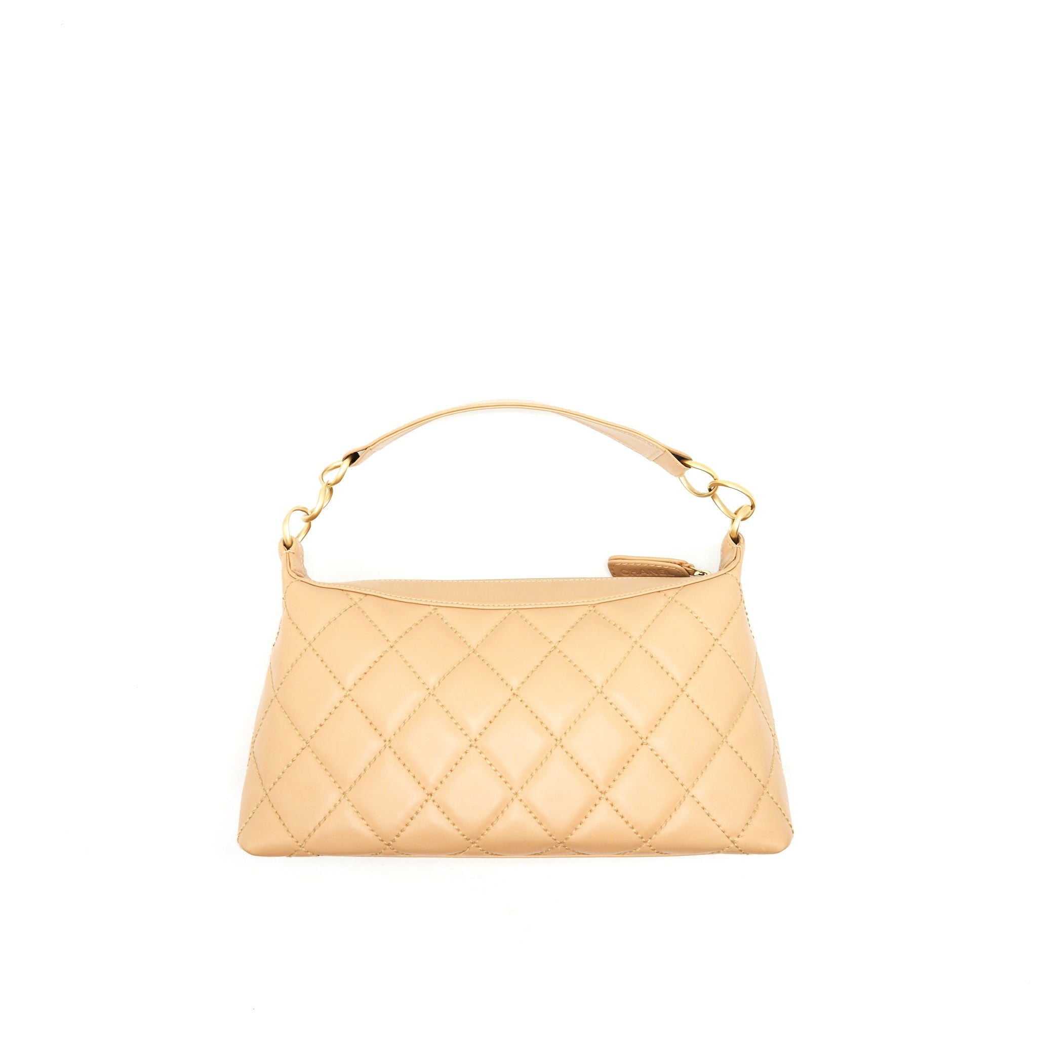chanel-vintage-quilted-beige-shoulder-bag