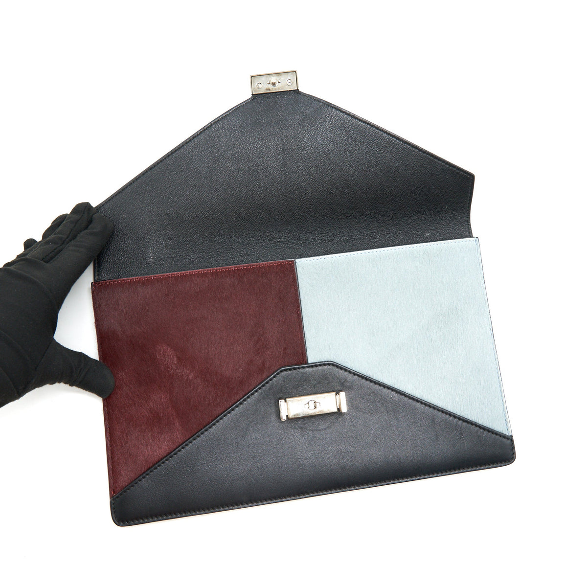 celine-diamond-leather-clutch-in-multicolor