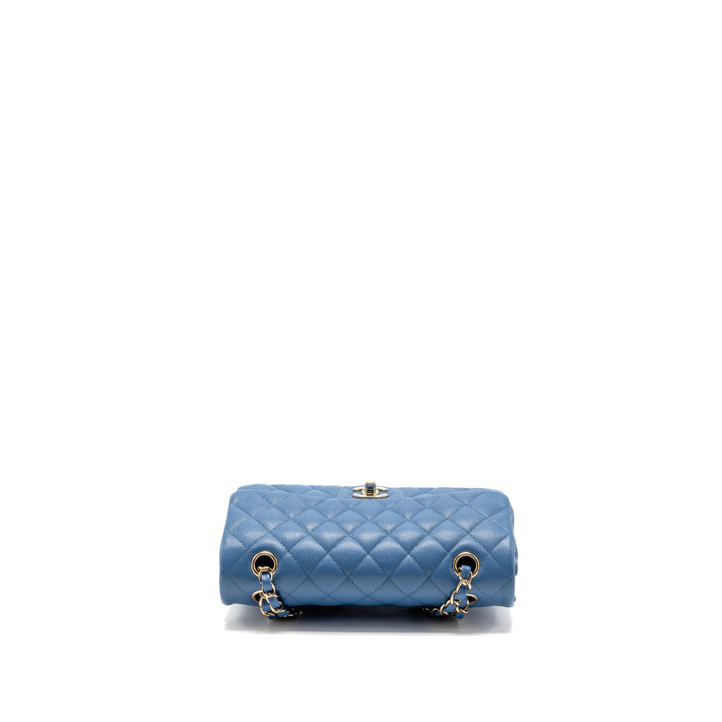 chanel-small-classic-double-flap-bag-caviar-blue-lghw-copy