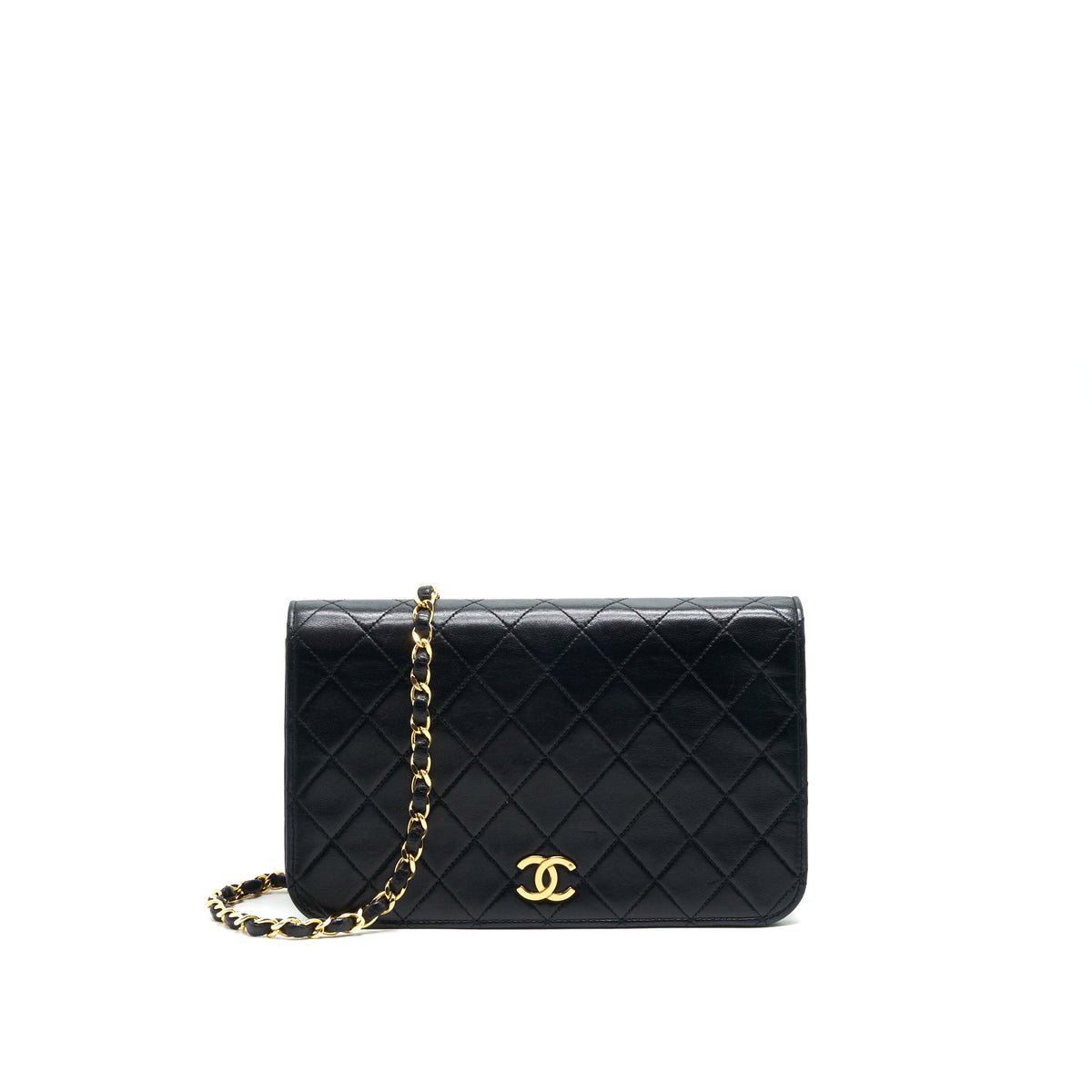 chanel-vintage-quilted-lambskin-flap-shoulder-bag