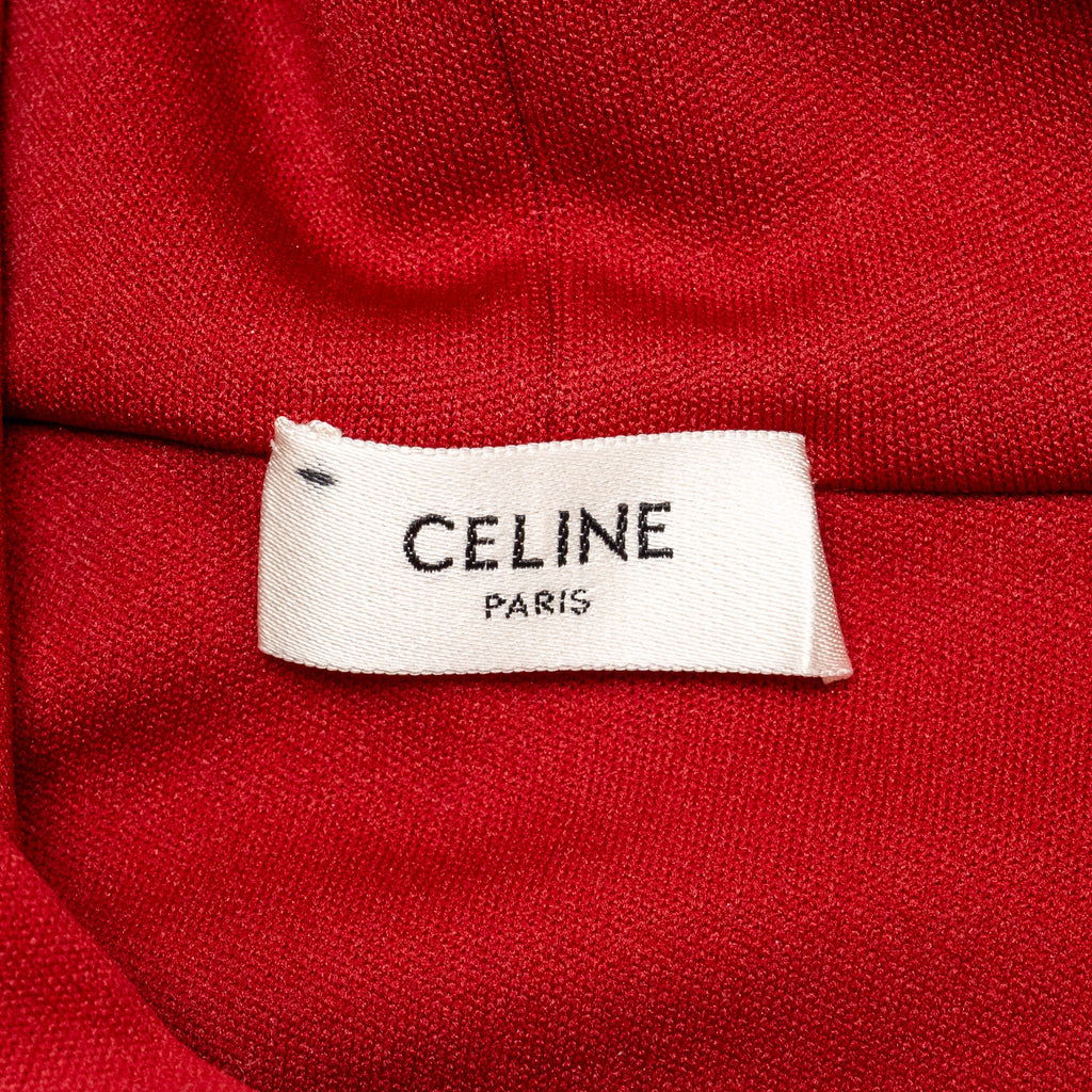 celine-size-s-cropped-hoodie-jersey-polyester-red-white