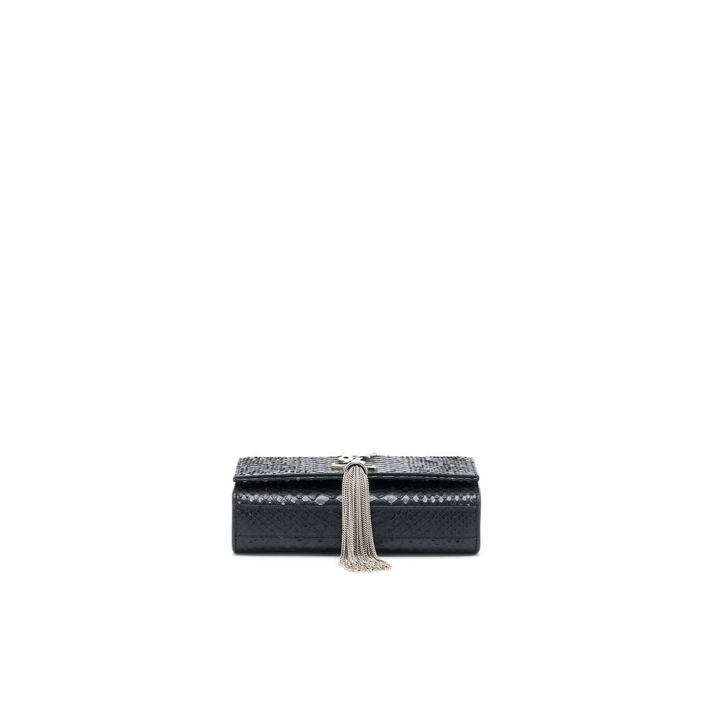 saint-laurent-small-kate-python-em-bossed-calfskin-black-shw