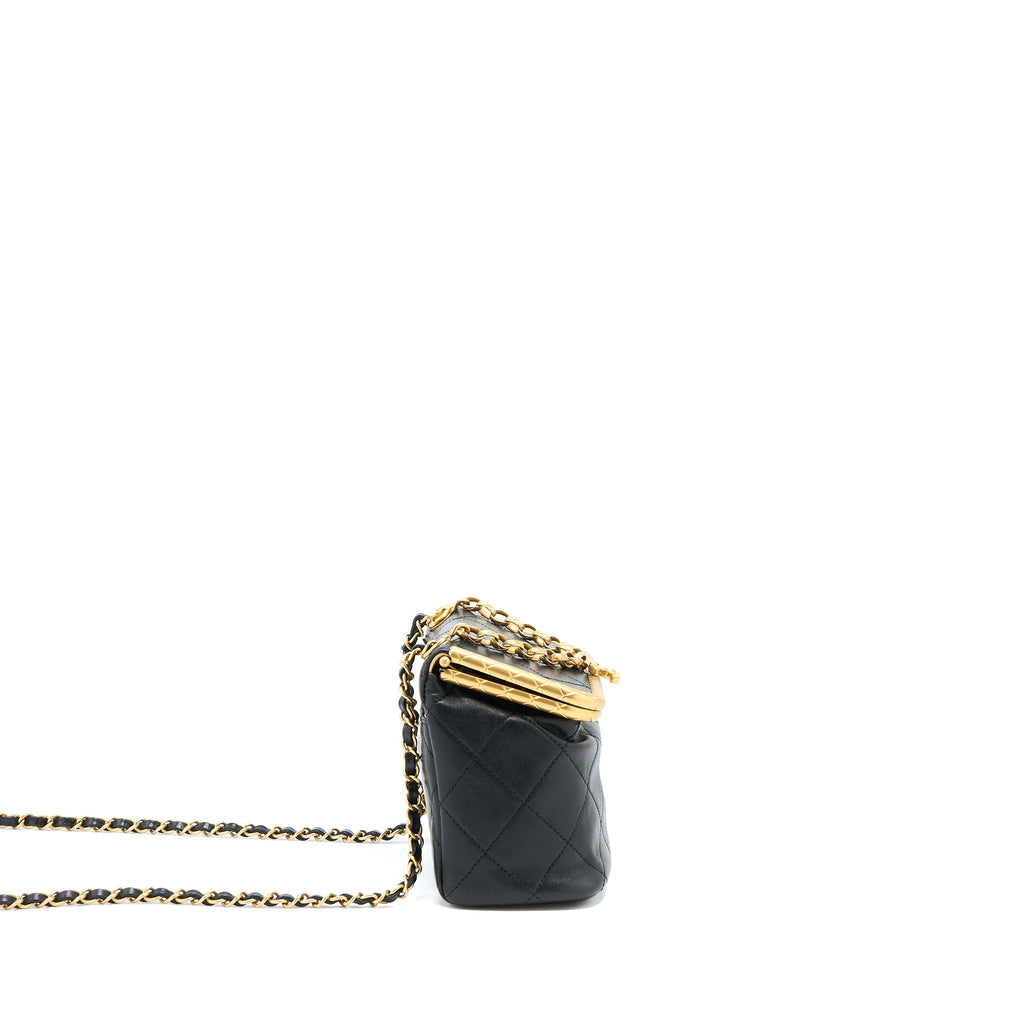 chanel-kiss-lock-clasp-bag-lambskin-black-brushed-ghw