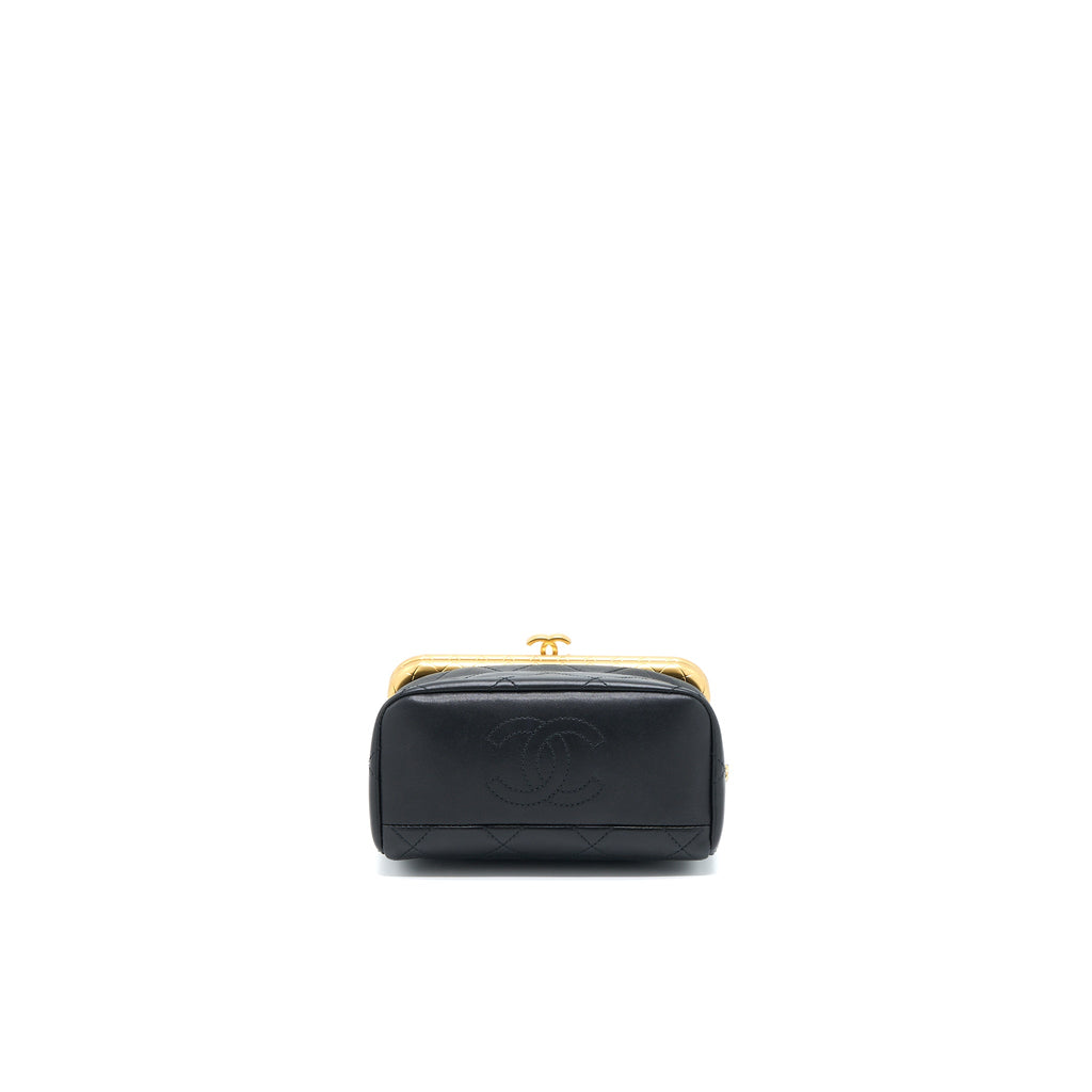 chanel-kiss-lock-clasp-bag-lambskin-black-brushed-ghw