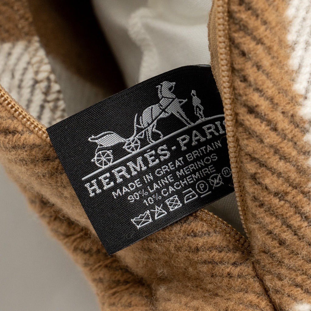 hermes-pillow-dark-brown