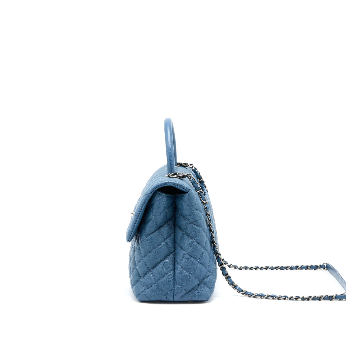 chanel-coco-top-handle-flap-bag-caviar-blue-ruthenium-hardware