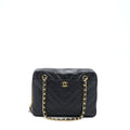 chanel-vintage-camera-chevron-tote-bag-caviar-black-ghw