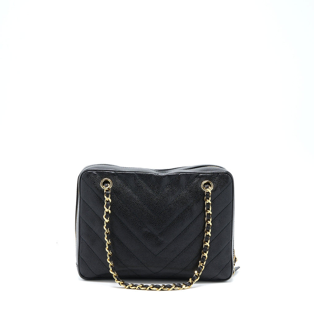 chanel-vintage-camera-chevron-tote-bag-caviar-black-ghw