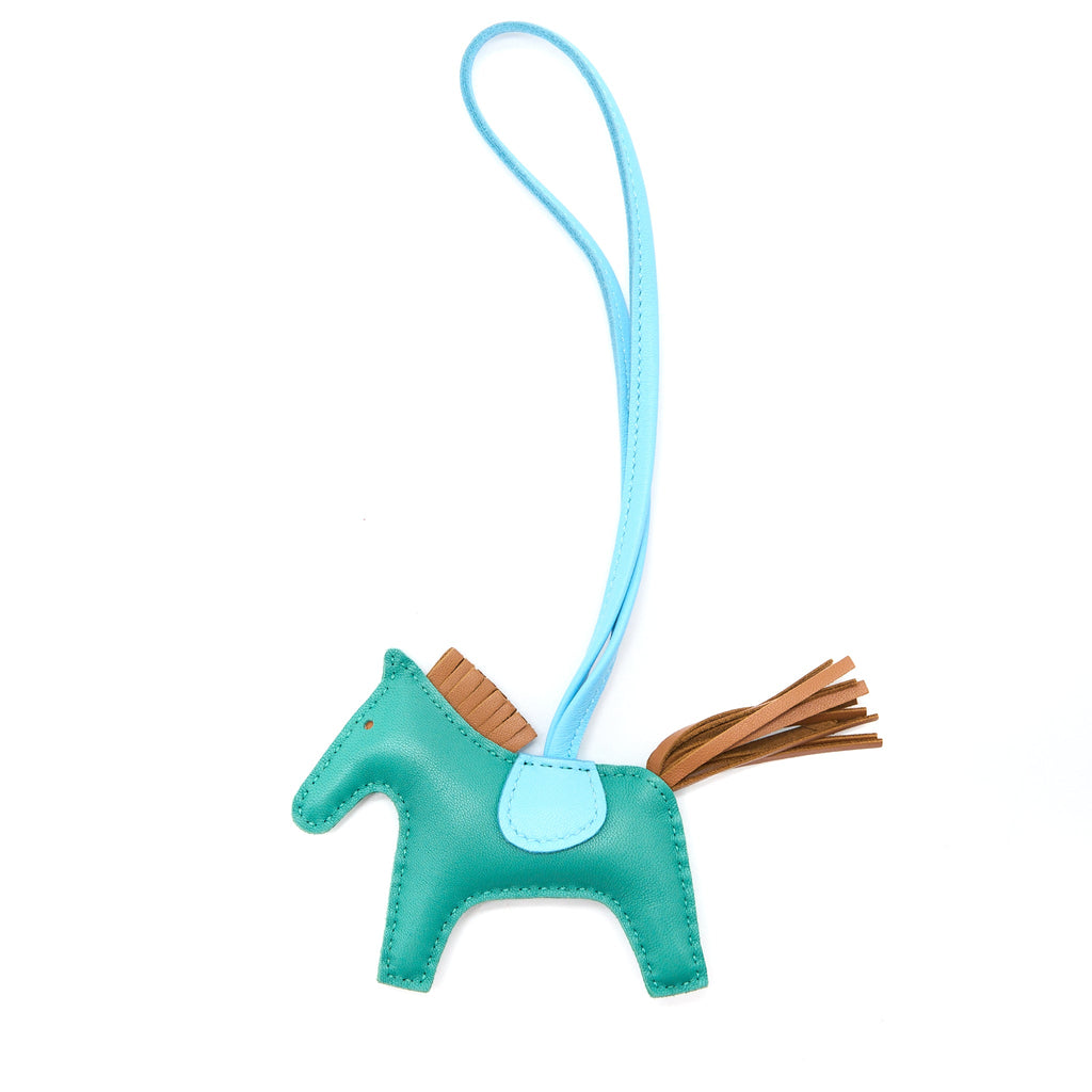 hermes-rodeo-pm-bag-charm-green-blue-gold-stamp-a