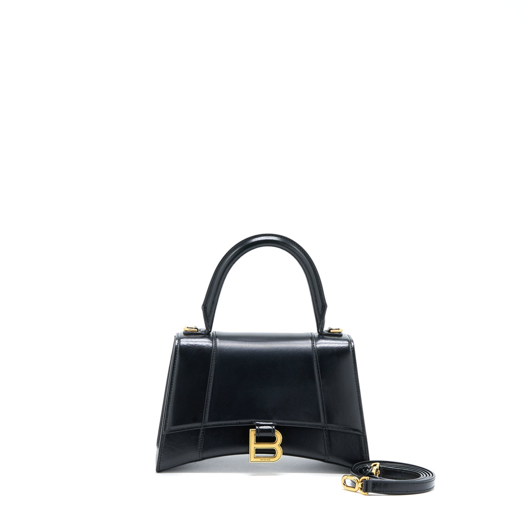 balenciaga-hourglass-small-handbag-box-calfskin-black-ghw