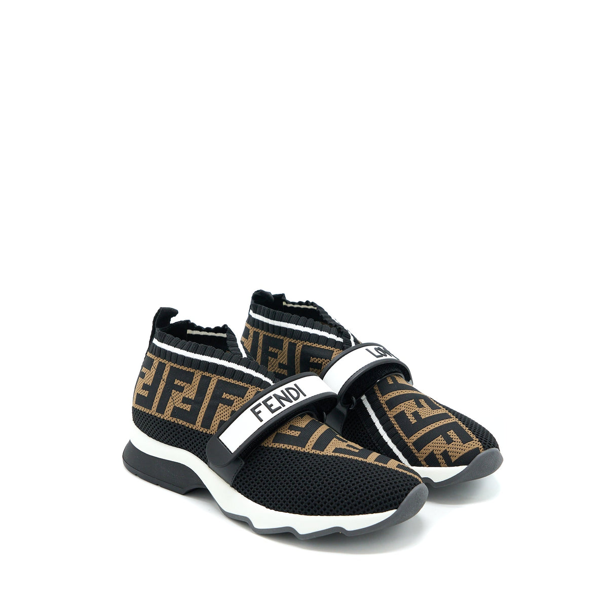 fendi-size-36-fabric-black-brown-sneaker