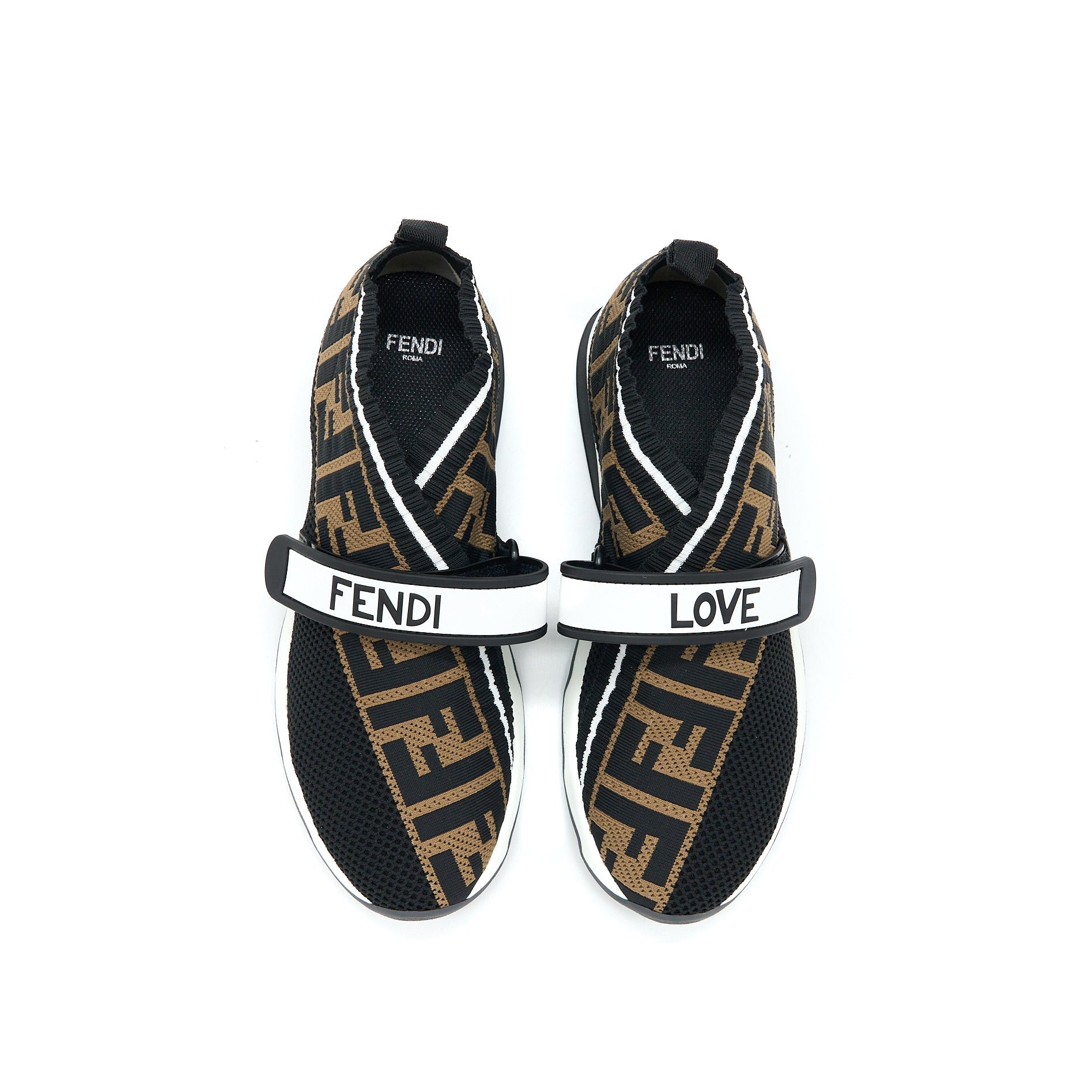 fendi-size-36-fabric-black-brown-sneaker