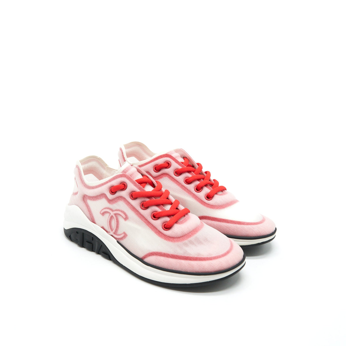 chanel-size37-cc-logo-sneaker-red-white-black