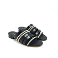 chanel-size37-leather-and-pearl-sandal-black