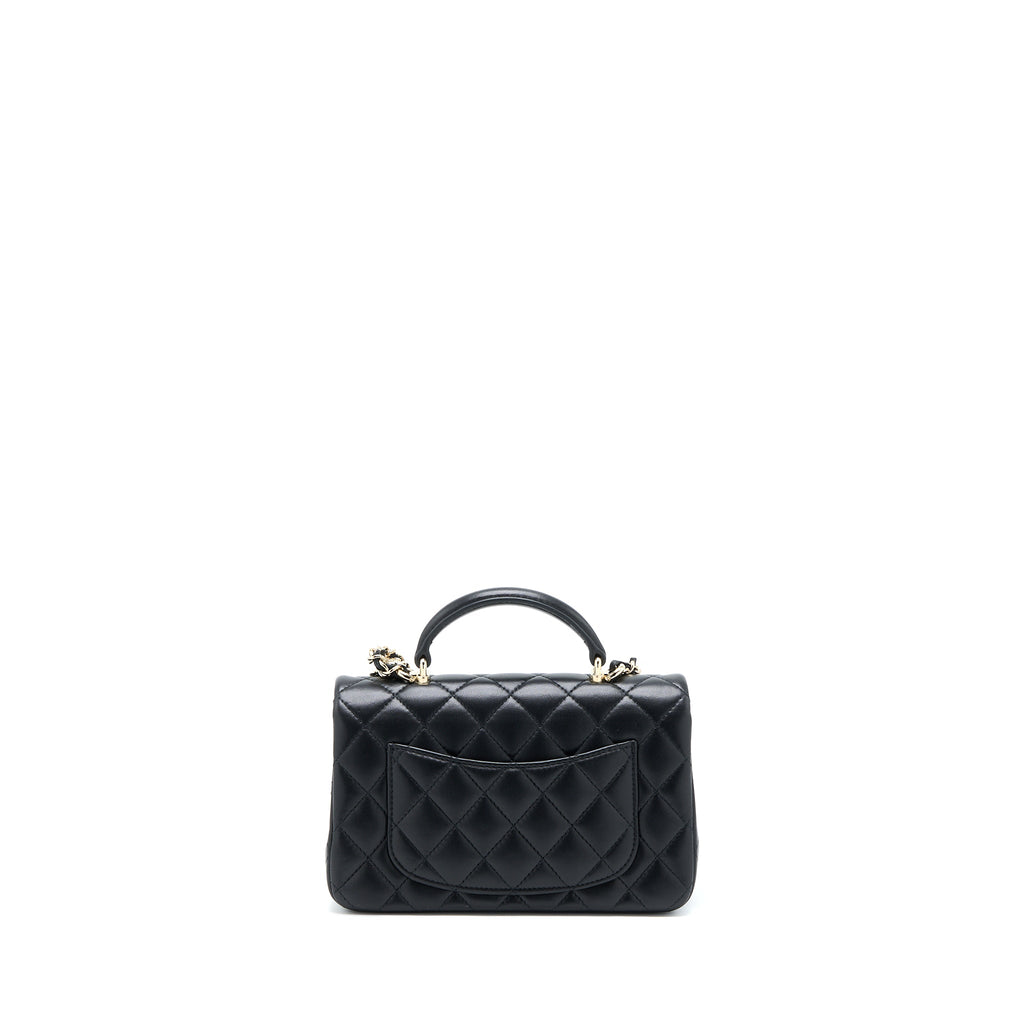 chanel-22p-top-handle-mini-rectangular-with-lion-charm-lghw-microchip